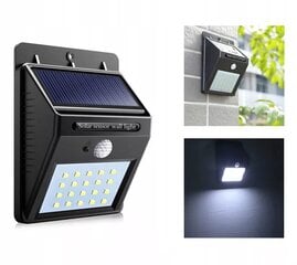 Солнечная лампа с датчиком движения 30 smd led цена и информация | Уличные светильники | pigu.lt