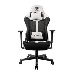 Pasukama žaidimų kėdė, Helios, Kraken Chairs, juoda/pilka цена и информация | Офисные кресла | pigu.lt