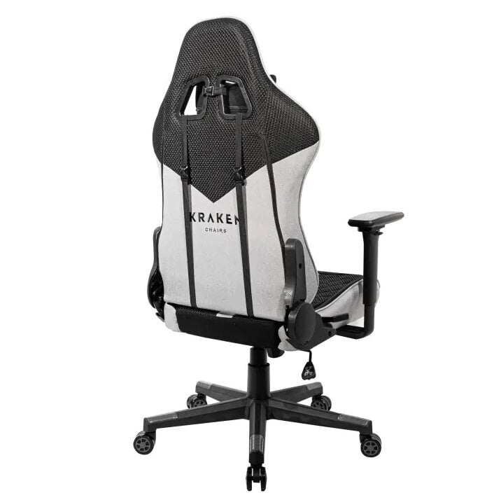 Pasukama žaidimų kėdė, Helios, Kraken Chairs, juoda/pilka kaina ir informacija | Biuro kėdės | pigu.lt