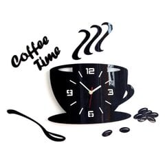 Sieninis laikrodis Coffee time kaina ir informacija | Laikrodžiai | pigu.lt