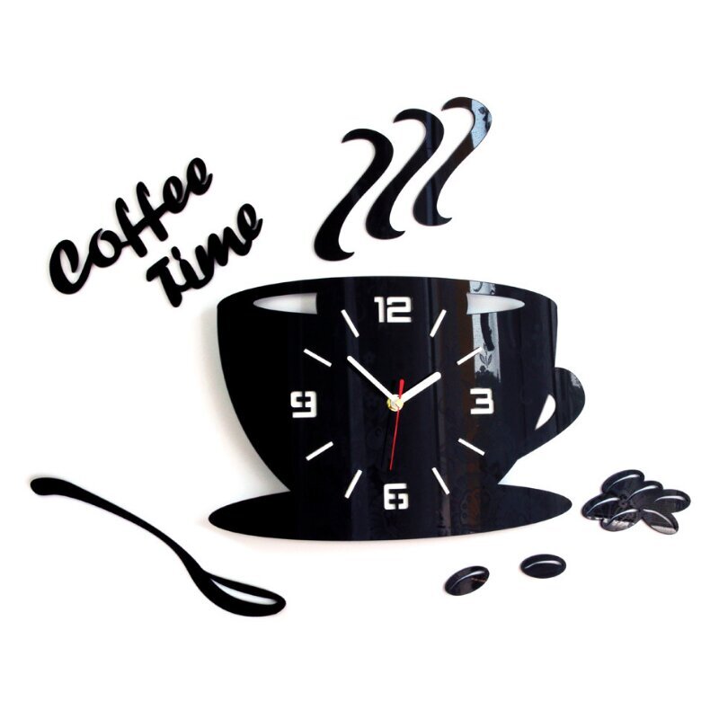 Sieninis laikrodis Coffee time kaina ir informacija | Laikrodžiai | pigu.lt