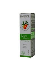 Naktinis veido kremas nuo raukšlių Biokarité Anti-Aging Night Cream, 30 ml цена и информация | Кремы для лица | pigu.lt