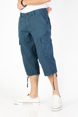 Мужские шорты чинос KENZARRO KD670792BLUE-34, синие цена и информация | Мужские шорты | pigu.lt