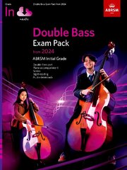Double Bass Exam Pack from 2024, Initial Grade, Double Bass Part, Piano Accompaniment & Audio kaina ir informacija | Knygos apie meną | pigu.lt