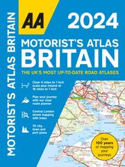 Motorist's Atlas 2024 2024 45th New edition kaina ir informacija | Kelionių vadovai, aprašymai | pigu.lt