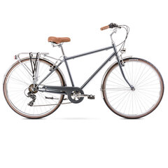 Miesto dviratis Romet Vintage Eco M 2023, 28", pilkas kaina ir informacija | Dviračiai | pigu.lt
