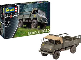 Сборная модель Revell - Unimog 404 S, 1/35, 03348 цена и информация | Конструкторы и кубики | pigu.lt