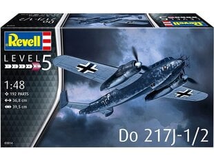 Surenkamas modelis Revell Dornier Do 217J 1/2, 1/48, 03814 kaina ir informacija | Konstruktoriai ir kaladėlės | pigu.lt