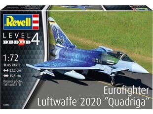 Surenkamas modelis Eurofighter Luftwaffe 2020 Quadriga Revell, 03843 kaina ir informacija | Konstruktoriai ir kaladėlės | pigu.lt