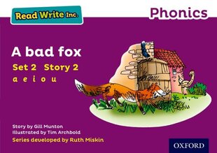 Read Write Inc. Phonics: Purple Set 2 Storybook 2 A Bad Fox kaina ir informacija | Knygos paaugliams ir jaunimui | pigu.lt
