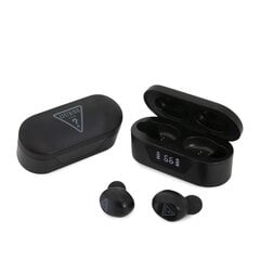 Guess True Wireless Triangle Logo BT5.0 4H Stereo Earphones Black цена и информация | Теплая повязка на уши, черная | pigu.lt