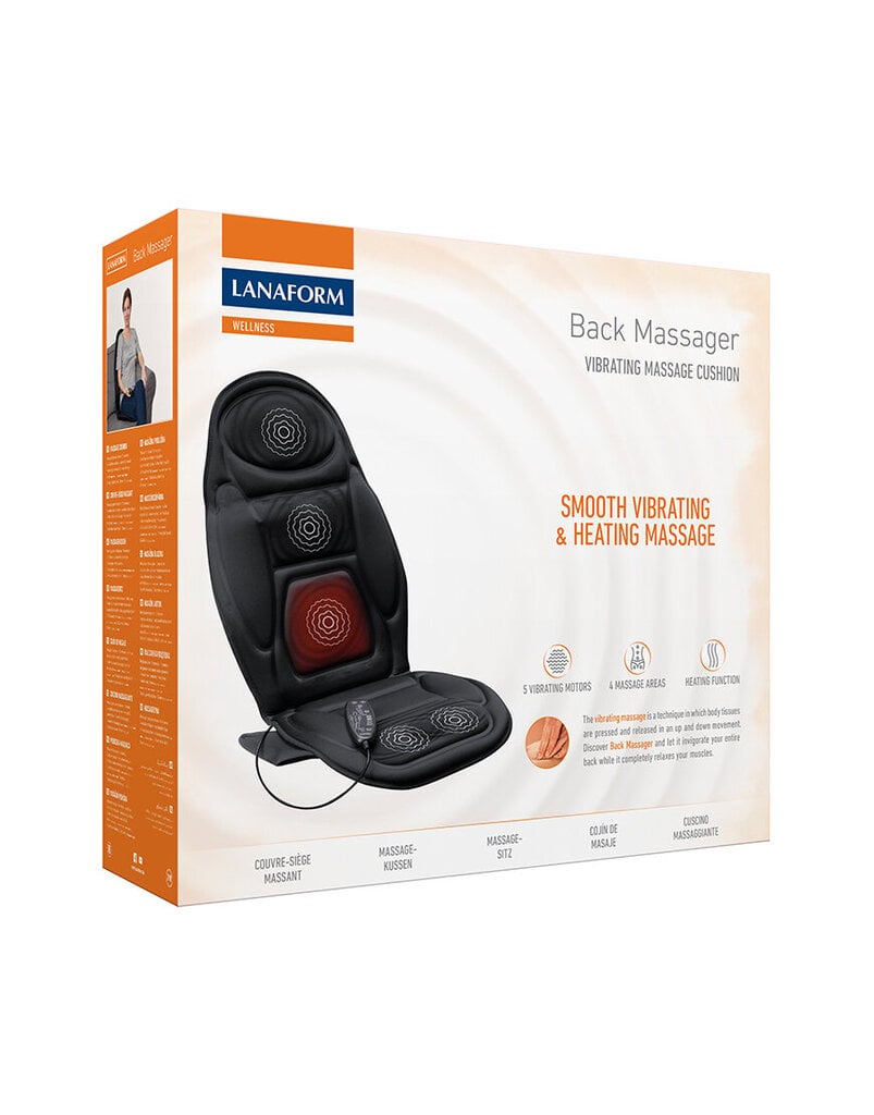 Masažinė sėdynė Lanaform Back Massager цена и информация | Masažuokliai | pigu.lt