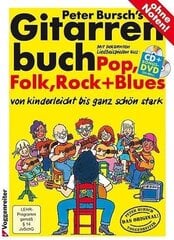 Gitaros knygos 1 tomas, autorius Peteris Burschas - naujas leidimas 2015 m. Su mokymo programa/Mokymo vaizdo įrašas pagal §14 Juschg kaina ir informacija | Knygos apie meną | pigu.lt