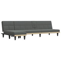 Sofa-lova vidaXL, pilka цена и информация | Диваны | pigu.lt