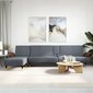 Sofa-lova vidaXL, pilka цена и информация | Sofos | pigu.lt
