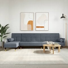 Sofa-lova vidaXL, pilka цена и информация | Диваны | pigu.lt