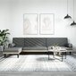 Sofa-lova vidaXL, pilka kaina ir informacija | Sofos | pigu.lt