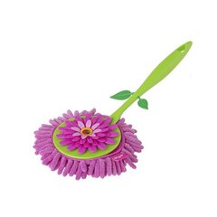 Линия flower power: круглый пылесборник из микрофибры с оригинальным дизайном с большим декоративным цветком цена и информация | Инвентарь для уборки и принадлежности | pigu.lt