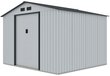 Sodo namukas Hudson, 9x8, Light Grey kaina ir informacija | Sodo nameliai, malkinės, pastogės | pigu.lt