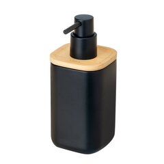 Линия box zense bamboo: дозатор для мыла чёрного цвета цена и информация | Аксессуары для ванной комнаты | pigu.lt