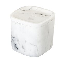 Higienos priemonių dėžutė Box zense white marble kaina ir informacija | Vonios kambario aksesuarai | pigu.lt