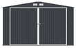 Sodo namukas-garažas Kingston, 380x540 cm, Cold Grey kaina ir informacija | Sodo nameliai, malkinės, pastogės | pigu.lt