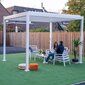 Pavėsinė Pergola Premium, 400 x 300 x 250 cm, balta kaina ir informacija | Pavėsinės | pigu.lt