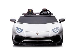 Двухместный электромобиль Lamborghini XXL A8803, белый цена и информация | Электромобили для детей | pigu.lt