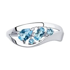 Серебряное кольцо 925°, ⌀ 17 цена и информация | Кольцо | pigu.lt