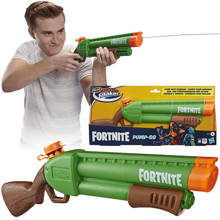 Vandens šautuvas Nerf SuperSoaker Fortnite kaina ir informacija | Vandens, smėlio ir paplūdimio žaislai | pigu.lt