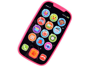 Interaktyvus telefonas Hola, rožinis kaina ir informacija | Lavinamieji žaislai | pigu.lt