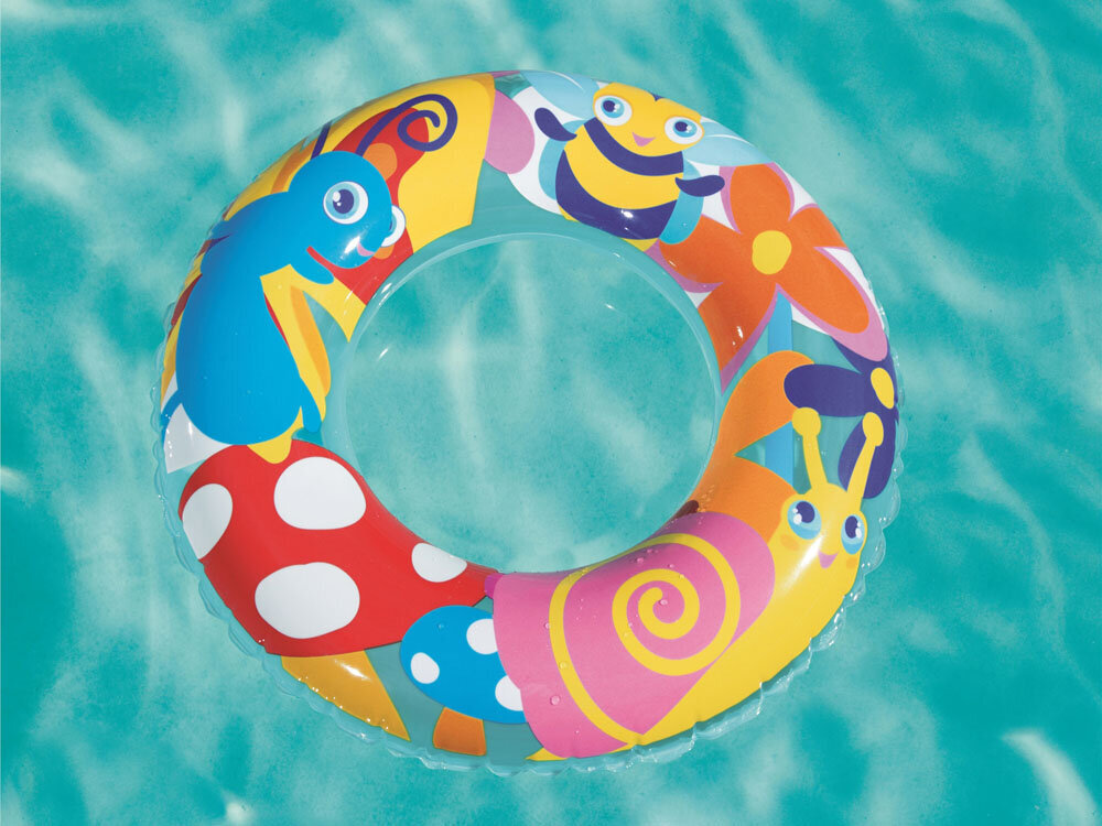 Pripučiamas plaukimo ratas Bestway, 56cm, įvairių spalvų kaina ir informacija | Pripučiamos ir paplūdimio prekės | pigu.lt