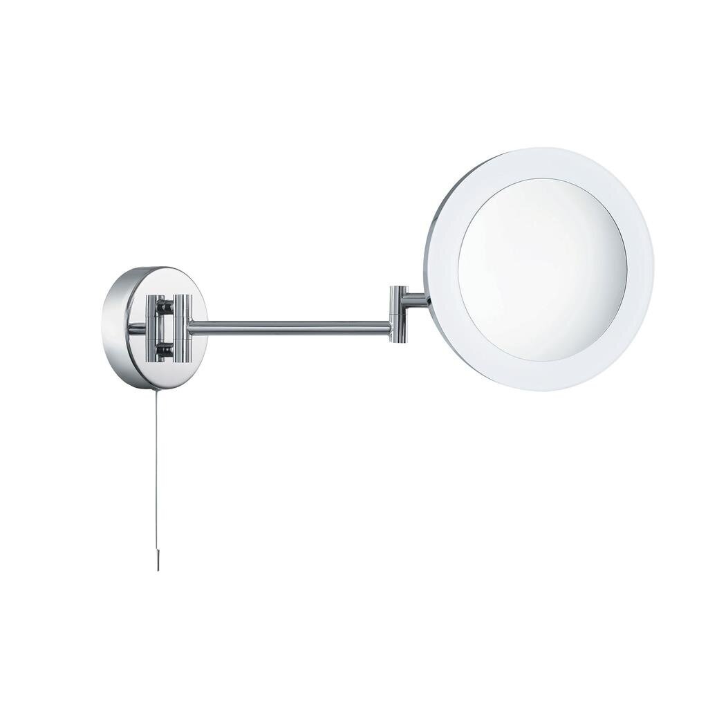 Veidrodis Searchlight Iluminacion, sidabrinis kaina ir informacija | Vonios veidrodžiai | pigu.lt