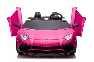 Электромобиль Lamborghini XXL A8803 для двоих, розовый цена и информация | Электромобили для детей | pigu.lt