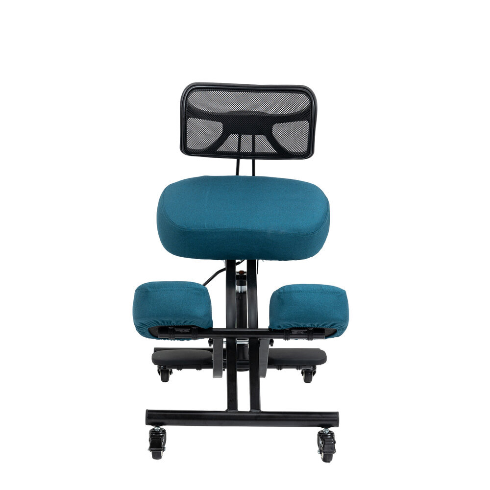 Kėdė Black Point O'Kneel Pro, mėlyna kaina ir informacija | Biuro kėdės | pigu.lt