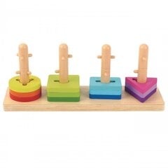 Žaislinių formų rūšiuoklė Tooky Toy kaina ir informacija | Lavinamieji žaislai | pigu.lt