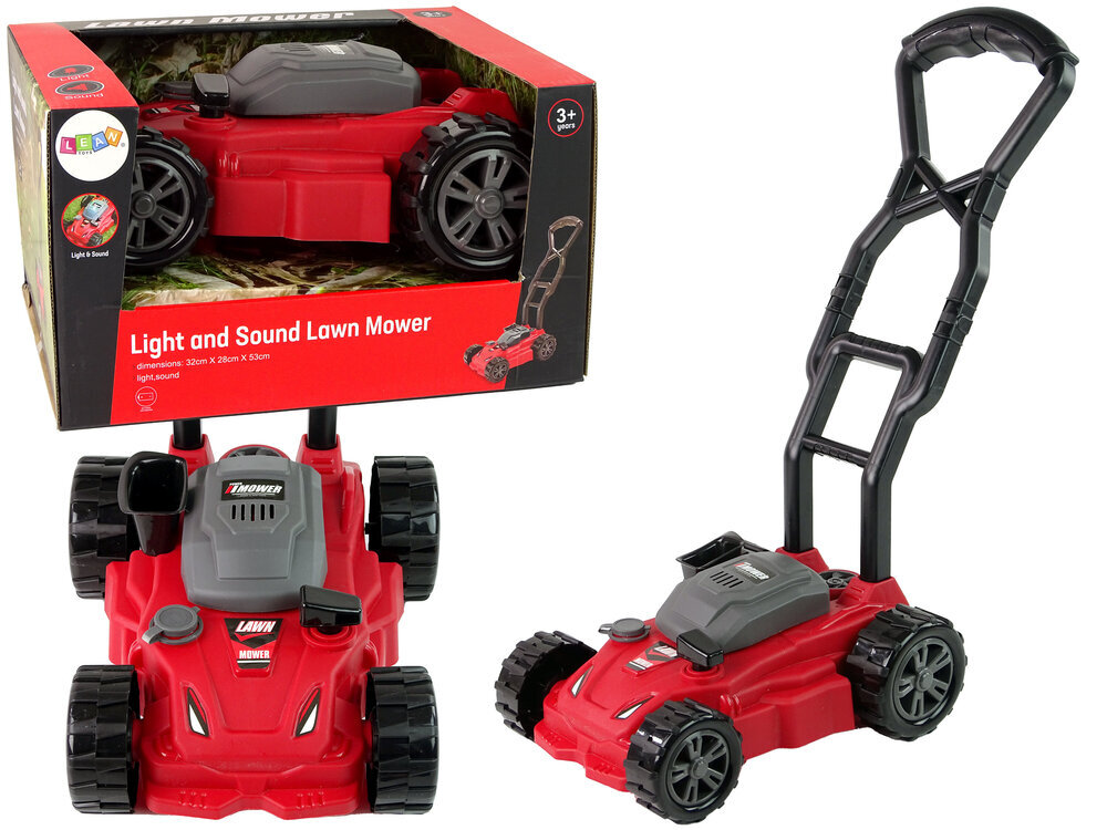 Žaislinė žoliapjovė Lean Toys, raudona цена и информация | Žaislai berniukams | pigu.lt