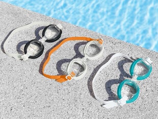 Очки для плавания Bestway Aqua Burs Essential, белые цена и информация | Очки для плавания | pigu.lt