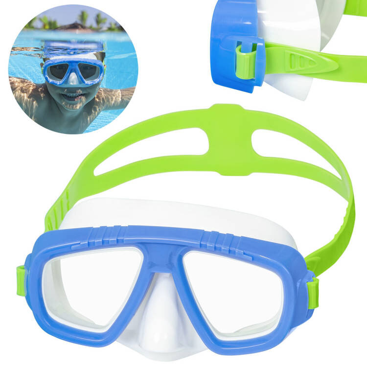Plaukimo akiniai Bestway Hydro Swim, mėlyni цена и информация | Plaukimo akiniai | pigu.lt