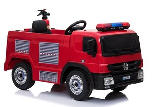 Vienvietis elektrinis ugniagesių automobilis, raudonas kaina ir informacija | Elektromobiliai vaikams | pigu.lt