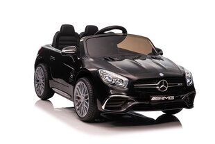 Dvivietis elektromobilis vaikams Mercedes SL65 LCD, juodas kaina ir informacija | Elektromobiliai vaikams | pigu.lt