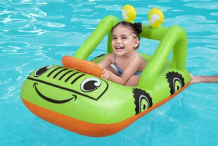 Надувная детская лодка-машина Bestway 92 х 61 см, зеленый цена и информация | Надувные и пляжные товары | pigu.lt