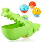 Vonios žaislai Woopie krokodilas ir žuvytės kaina ir informacija | Žaislai kūdikiams | pigu.lt