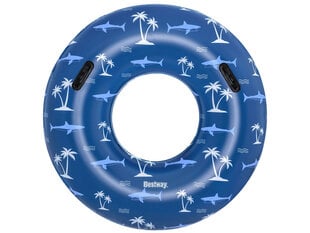 Pripučiamas plaukimo ratas Bestway, 119cm, mėlynas kaina ir informacija | Pripučiamos ir paplūdimio prekės | pigu.lt