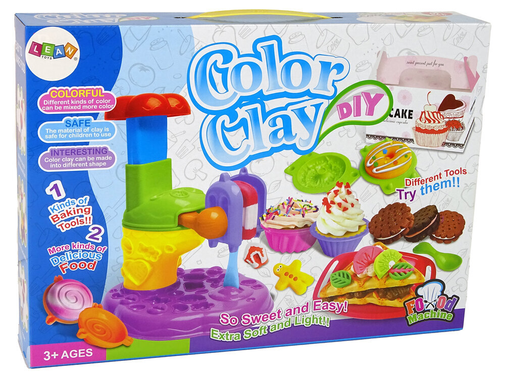 Kūrybinis plastilino saldumynų ruošimo rinkinys Lean Toys kaina ir informacija | Lavinamieji žaislai | pigu.lt