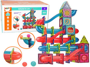 Magnetinės kaladėlės Lean Toys Magic DIY, 145 d. kaina ir informacija | Konstruktoriai ir kaladėlės | pigu.lt