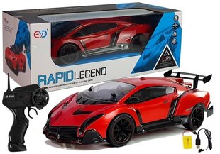 Nuotoliniu būdu valdomas sportinis automobilis Rapid Legend, raudonas kaina ir informacija | Žaislai berniukams | pigu.lt