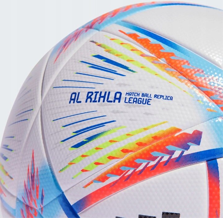Futbolo kamuolys Adidas Al Rihla League 2022 r. 5, margas, H57782 цена и информация | Futbolo kamuoliai | pigu.lt