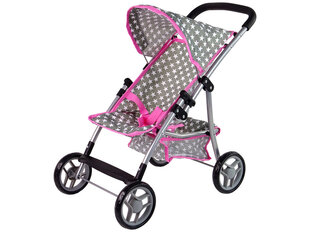 Lėlių vežimėlis Pink Stars kaina ir informacija | Žaislai mergaitėms | pigu.lt