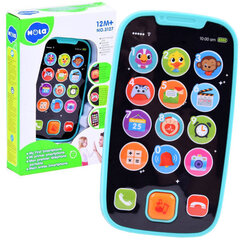 Интерактивный детский телефон, синий цена и информация | Игрушки для малышей | pigu.lt
